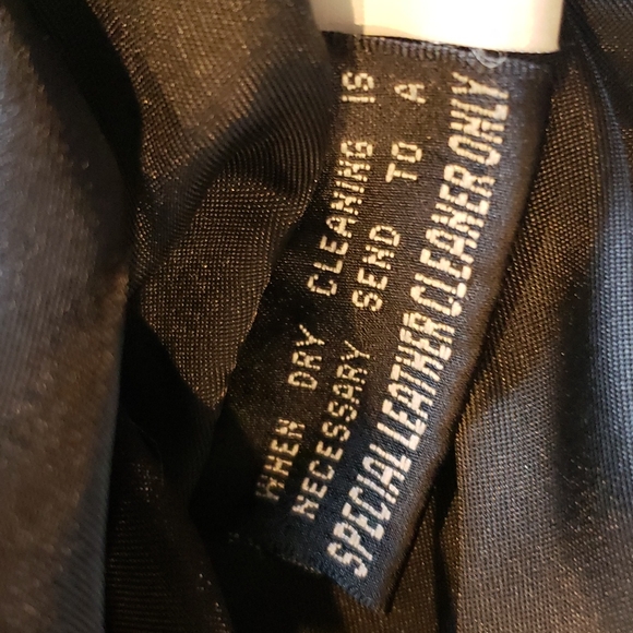 Nevada Blue cropped studded quilted lined 100% leather jacket, XS - Picture 12 of 13